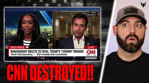 Vivek Ramaswamy DESTROYS CNN Over Trump's Use of Word "Vermin"
