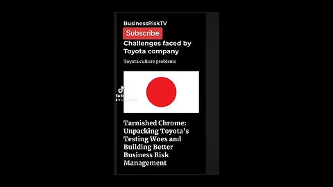 Tarnished Chrome: Unpacking Toyota’s Testing Woes and Building Better Business Risk Management