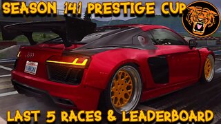 CSR2: SEASON 141 PRESTIGE CUP: FINAL RACES AND BEST TIME