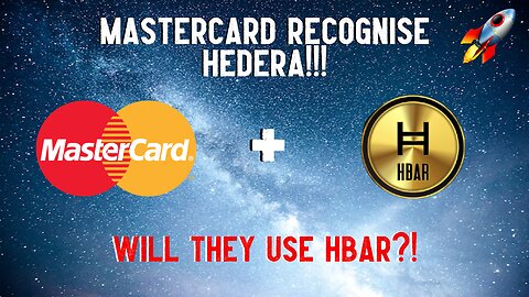 Mastercard Recognise Hedera!!! Will They Use HBAR?!