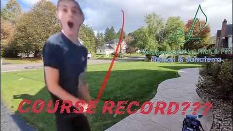 Backyard Golf Course Record Attempt w/Josh Part 2