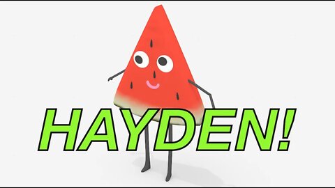 Happy Birthday HAYDEN! - WATERMELON Birthday Song