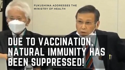 English Audio Version: Due to vaccination, natural immunity has been suppressed.