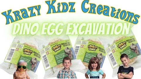 Dinosaur Excavation! | Krazy Kidz Creations