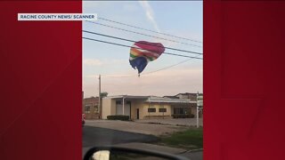 Hot air balloon hit by train after crashing in Burlington; Flight for Life requested