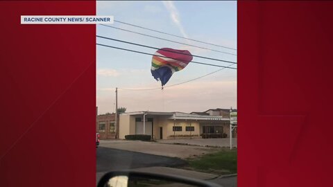 Hot air balloon hit by train after crashing in Burlington; Flight for Life requested