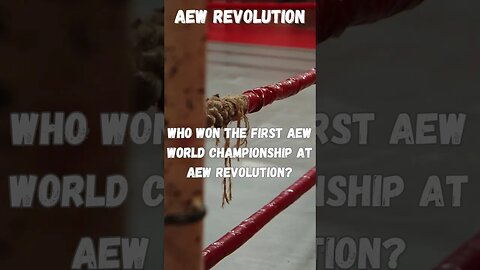 AEW Revolution #shorts #aew #wwe #subscribe #wrestling #trivia