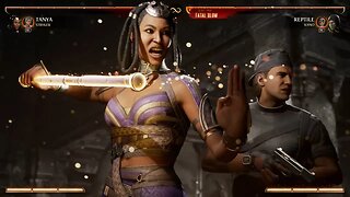 Mortal Kombat 1 2023 Tanya & Striker Kameo Fatal Blow