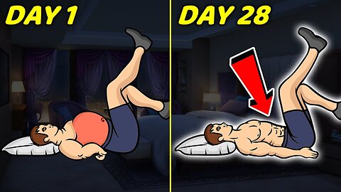 Lazy 5 minutes Workout In Bed