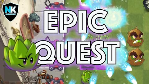 PvZ 2 - Epic Quest: Dartichoke - Level 1 Plants