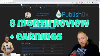 Publish0x Review + 8 Month Publish0x Earnings💲💲