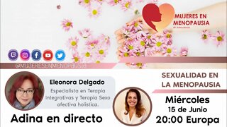 Eleonora Delgado: Sexualidad en la menopausia | Mujeres en Menopausia