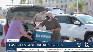 Gas prices impact local non-profits.