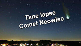 Time lapse and pictures - Comet Neowise C/2020 F3 - Recorded by Canon PowerShot G7X Mark III
