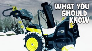 Ryobi Battery Powered Snow Blower PUT TO THE TEST! Ryobi Two Stage Battery Powered Snow Blow Review