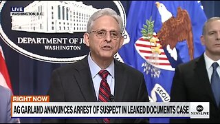 AG Garland's Full Statement On Arrest Of Classified Docs Leaker