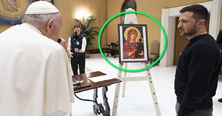 Dr. Taylor Marshall: Zelensky blacks-out Jesus on icon given to the Pope