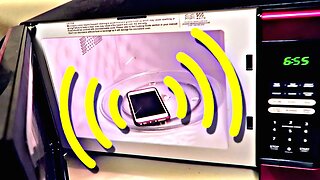 Can you call a cell phone in the microwave?