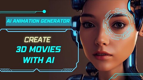 AI Animation Generator : Create YOUR OWN 3D Movie With AI