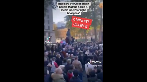 2 MINUITE SILENCE AT THE CENOTAPH