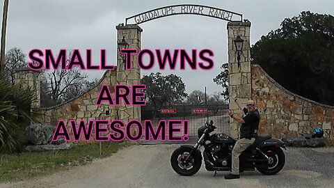 I LOVE SMALL TOWNS!