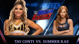 WWE 2k22 Tay Conti Vs Summer Rae Main Event