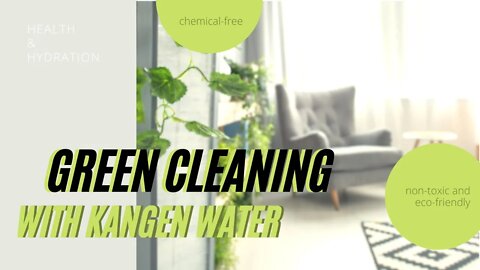 Want to clean your home WITHOUT CHEMICALS and TOXIC CLEANERS?
