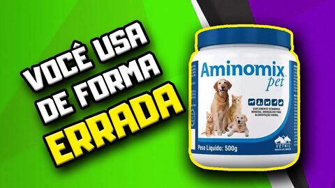 Aminomix é bom? Não use ele de forma ERRADA | Dr. Edgard Gomes | Alimentação natural para Cães