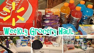 Walmart Haul / Aldi Haul | Family of 5 | Meal Plan | Week of Groceries | Weekly Shopping