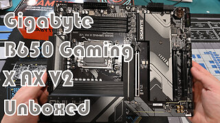 Unboxing Gigabyte B650 Gaming X AX V2