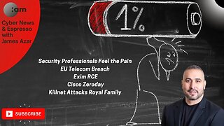 🚨 Cyber News: Security Professionals Feel the Pain, EU Telecom Breach, Exim RCE, Cisco Zeroday