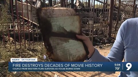Fire destroys decades of Arizona movie history inside Three Points home