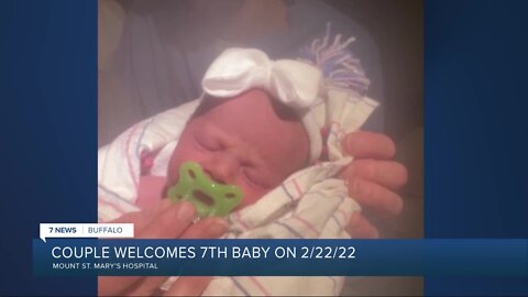 'This is a thrilling day for us': Grand Island couple welcomes 7th baby on palindrome date