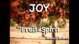 Fruit of the Holy Spirit: Joy