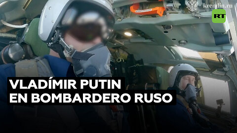 Así fue el vuelo de Putin en el modernizado bombardero supersónico ruso