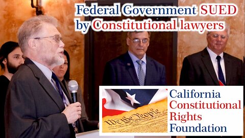 CCRF Press Conference: Federal Government SUED by Constitutional Lawyers