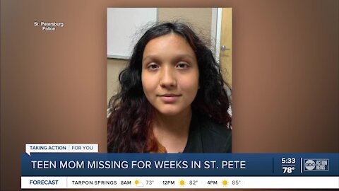 St. Petersburg Police searching for missing mom, 16, and 1-month-old baby