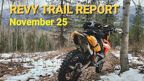 Revelstoke Dirtbike Trail REPORT | Nov.25, 2023