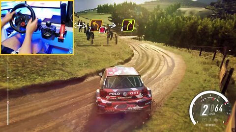 DiRT Rally 2.0 - POLO GTI R5 - Steering Wheel + Shifter G29