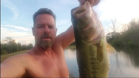 Sorry honey, I think I am now ahead in the big bass spot on our farm pond for 2022!! Stay tuned..