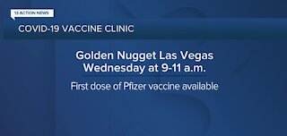 Vaccination clinic at Golden Nugget