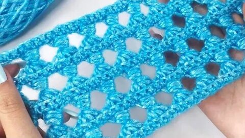 🧶Super Easy Tunisian Crochet Baby Blanket For Beginners