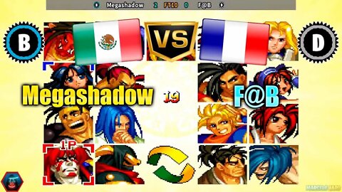 Samurai Shodown IV (Megashadow Vs. F@B) [Mexico Vs. France]