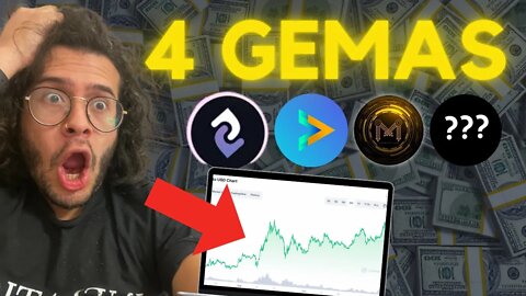 💎 4 GEMAS con POTENCIAL | ¿100x con CRIPTOMONEDAS? | 🥳 NUEVA SECCIÓN