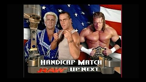 Ric Flair & Shawn Michaels vs Triple H - Handicap Match (Full Match)