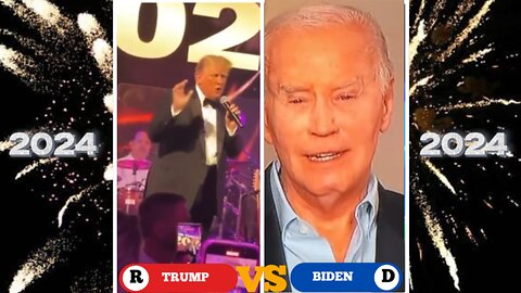 Trump vs Biden - New Year's Eve 2024
