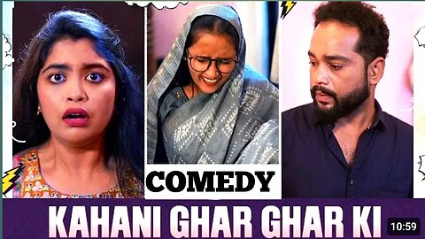 Kahani Ghar Ghar ki // Saas Bahu// Funny Comedy // Husband and wife