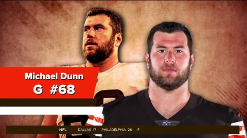 Next Man Up: Browns OL Michael Dunn is building a Browns franchise on Madden