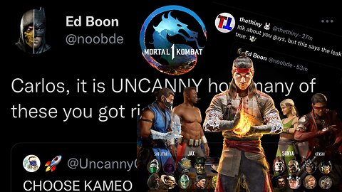 Mortal Kombat 1 Ed Boon Confirms Kameo List Is Accurate The Leaked Kameo List Was True After All