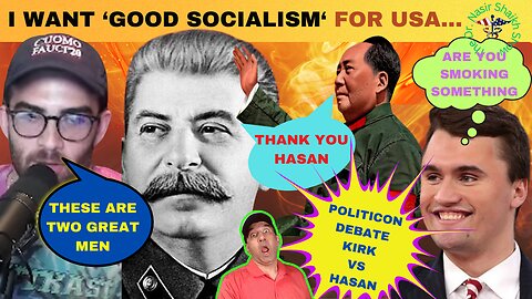 GOOD SOCIALISM VS BAD SOCIALISM: Charlie Kirk and Hasan Piker DEBATE